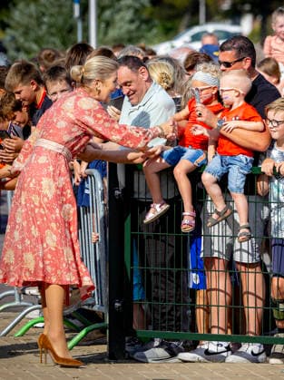 30-09-2026 Urk Queen Maxima visited the Baron van Ghent facility, part of Zorggroup ZONL, VCU Robotics, ™t Kuppien, a coffee and tea cafÃ  Copyright: xPPEx