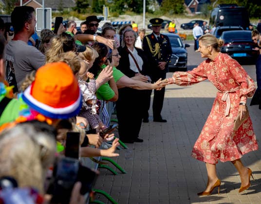 30-09-2026 Urk Queen Maxima visited the Baron van Ghent facility, part of Zorggroup ZONL, VCU Robotics, ™t Kuppien, a coffee and tea cafà Copyright: xPPEx