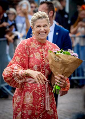30-09-2026 Urk Queen Maxima visited the Baron van Ghent facility, part of Zorggroup ZONL, VCU Robotics, ™t Kuppien, a coffee and tea cafà Copyright: xPPEx