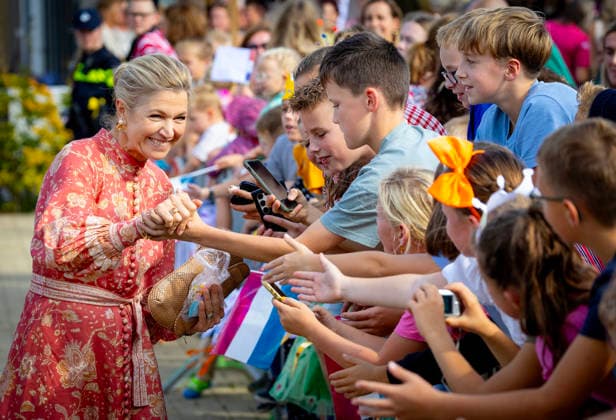 30-09-2026 Urk Queen Maxima visited the Baron van Ghent facility, part of Zorggroup ZONL, VCU Robotics, ™t Kuppien, a coffee and tea cafà Copyright: xPPEx