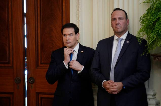 Donald Trump on Hispanic Heritage Month Celebration - Washington US Secretary of State Marco Rubio attends the Hispanic Heritage Month Celebration in the East Room of the White House in Washington , DC on September 30, 2026. Photo by Yuri Gripas ABACAPRESS.COM Washington DC United States  Copyright: xPool ABACAx