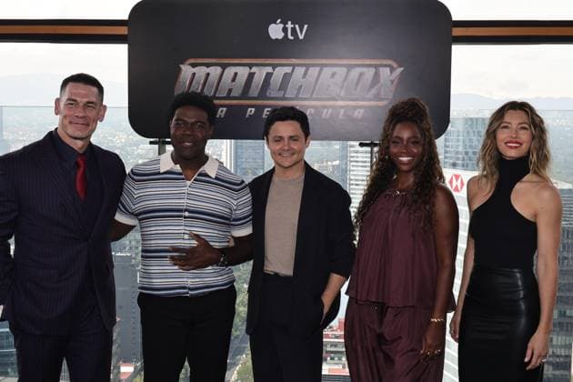 September 30, 2026, Ciudad De Mexico, Ciudad De Mexico, Mexico: TO - 45288 - Mexico City - 09 30 2026 - Jhon Cena, Sam Richardson, Arturo Castro, Teyonah Parris and Jessica Biel, at the photocall for the movie - Matchbox -as part of its promotional tour at the Sofitel Hotel in Mexico City..Clasos photo Ciudad De Mexico Mexico - ZUMAcs4_ 20260930_faa_cs4_068 Copyright: xAlfonsoxManzanox