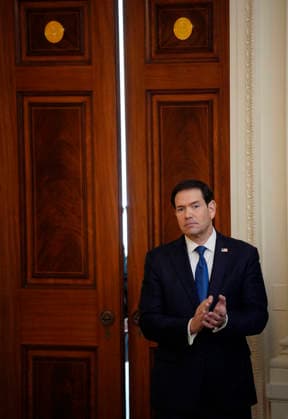 Donald Trump on Hispanic Heritage Month Celebration - Washington US Secretary of State Marco Rubio attends the Hispanic Heritage Month Celebration in the East Room of the White House in Washington , DC on September 30, 2026. Photo by Yuri Gripas ABACAPRESS.COM Washington DC United States  Copyright: xPool ABACAx