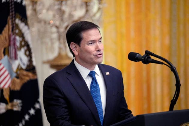 Donald Trump on Hispanic Heritage Month Celebration - Washington US Secretary of State Marco Rubio speaks during the Hispanic Heritage Month Celebration in the East Room of the White House in Washington , DC on September 30, 2026. Photo by Yuri Gripas ABACAPRESS.COM Washington DC United States  Copyright: xPool ABACAx