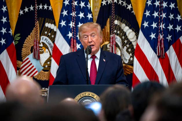 President Donald Trump hosts a Hispanic Heritage Month celebration in the East Room of the White House in Washington, DC on Wednesday, September 30, 2026.  WAP20260930304 BONNIExCASH