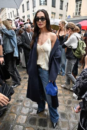 PFW Stella McCartney Outside Arrivals JR Amy Jackson arriving at the Stella McCartney show during Paris Fashion Week, in Paris, France on 30 September 2026. Photo by Julien Reynaud APS-Medias ABACAPRESS.COM Paris France Copyright: xReynaudxJulien APS-Medias ABACAx