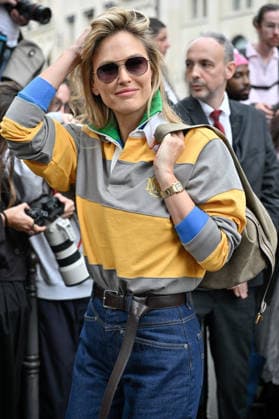 PFW Stella McCartney Outside Arrivals JR Bar Refaeli arriving at the Stella McCartney show during Paris Fashion Week, in Paris, France on 30 September 2026. Photo by Julien Reynaud APS-Medias ABACAPRESS.COM Paris France  Copyright: xReynaudxJulien APS-Medias ABACAx