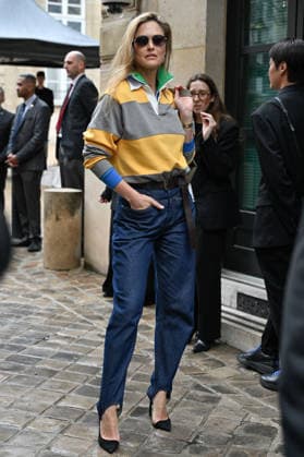 PFW Stella McCartney Outside Arrivals JR Bar Refaeli arriving at the Stella McCartney show during Paris Fashion Week, in Paris, France on 30 September 2026. Photo by Julien Reynaud APS-Medias ABACAPRESS.COM Paris France  Copyright: xReynaudxJulien APS-Medias ABACAx