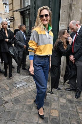 PFW Stella McCartney Outside Arrivals JR Bar Refaeli arriving at the Stella McCartney show during Paris Fashion Week, in Paris, France on 30 September 2026. Photo by Julien Reynaud APS-Medias ABACAPRESS.COM Paris France  Copyright: xReynaudxJulien APS-Medias ABACAx