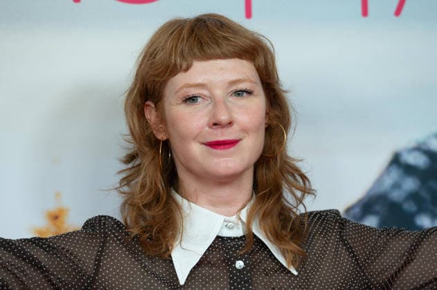 Sarah BAUERETT, Actress, Portrait, Cropped Single Image, Single Motif, Red Carpet, Red Carpet Show, Arrival, Movie Premiere: Ms. Winkler Leaves the Building, on September 30, 2026, at the Lichtburg in Essen,