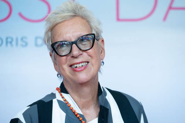 Doris DOERRIE, Dörrie, Director, Portrait, Single Frame, Single Motif, Red Carpet, Red Carpet Show, Arrival, Movie Premiere: Ms. Winkler leaves the building on September 30, 2026, at the Lichtburg in Essen,