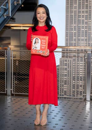 September 30, 2026, New York, New York, USA: MING NA WEN visits the Empire State Building in New York to celebrate the release of her debut cookbook and memoir, Have You Eaten Yet? 30 September 2026 New York USA - ZUMAa265 20260930_zep_a265_011 Copyright: xEricxAcquayex