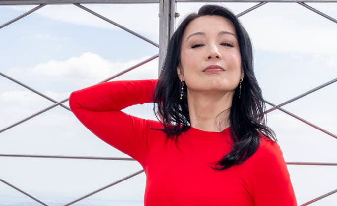 September 30, 2026, New York, New York, USA: MING NA WEN visits the Empire State Building in New York to celebrate the release of her debut cookbook and memoir, Have You Eaten Yet? 30 September 2026 New York USA  - ZUMAa265 20260930_zep_a265_019 Copyright: xEricxAcquayex