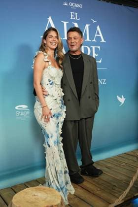 Alejandro Sanz and Stephanie Cayo during a photocall for the premiere of the musical El Alma al aire in Madrid, Spain, on Wednesday, 30 September 2026 Cordon Press 