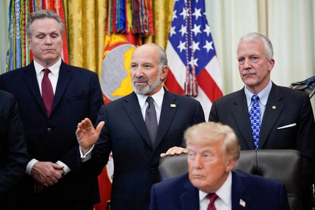 Secretary of Commerce Howard Lutnick speaks during an announcement with President Donald Trump in the Oval Office of the White House in Washington on September 30, 2026. The Trump Administration announced South Korea will invest $54 billion toward the Alaska Liquefied Natural Gas (LNG) project as part of a broader $200 billion investment in U.S. energy projects.  WASP20260930172 YURIxGRIPAS
