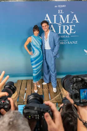 September 30, 2026, Madrid, Madrid, Spain: AMANDA DIGON - PEPE NUFRIO attend the premiere of the musical EL ALMA AL AIRE, featuring songs by Alejandro Sanz, at the Teatro Ocaso Coliseum in Madrid on September 30, 2026, in Madrid, Spain. Madrid Spain  - ZUMAc312 20260930_zsp_c312_019 Copyright: xOscarxManuelxSanchezx