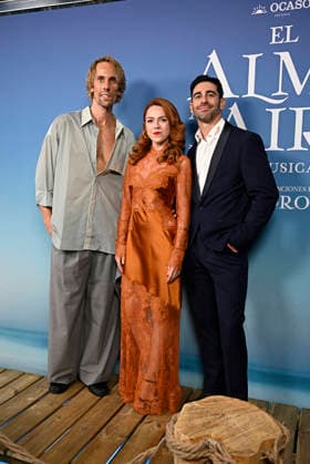 Premiere of the musical El alma al aire, featuring songs by Alejandro Sanz: Hugo Ruiz, Lydia Fairén, and Natán Segado at the premiere of the musical El alma al aire at the Ocaso Coliseum Theater on September 30, 2026, in Madrid, Spain. This new musical, inspired by the songs of Alejandro Sanz, transforms some of the most iconic tracks of his career into the driving force behind a moving story, relatable, and deeply human. A theatrical journey that speaks of freedom, the bonds that sustain us, and the courage needed to pursue what truly matters. MUSICAL PHOTOCALL Madrid, Spain Copyright: xFranciscoxGuerrax 7811596