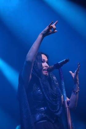 Tarja Turunen, also known as Tarja, at a concert at Huxleys Neue Welt in Berlin, September 30, 2026 Tarja Concert Berlin