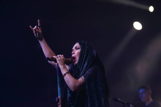 Tarja Turunen, also known as Tarja, at a concert at Huxleys Neue Welt in Berlin, September 30, 2026 Tarja Concert Berlin