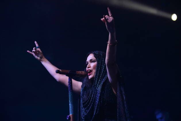 Tarja Turunen, also known as Tarja, at a concert at Huxleys Neue Welt in Berlin, September 30, 2026 Tarja Concert Berlin