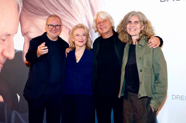 Joachim Krol, Dagmar Manzel, Andreas Dresen, and Laila Stieler at the premiere of the film *Alte Liebe* at Kino International in Berlin, September 30, 2026 Foto:xA.xBuggex xFuturexImagex liebe_6916