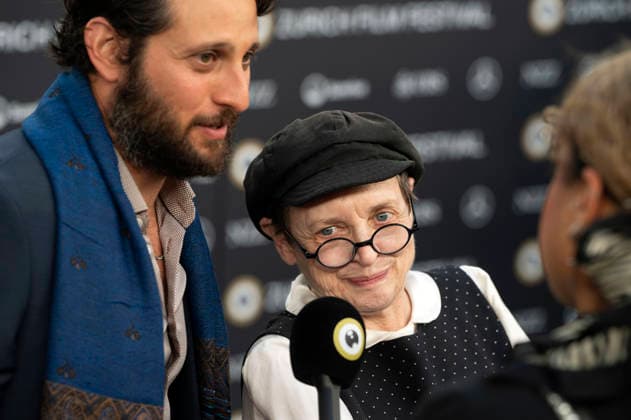Bardo Böhlefeld and Katharina Thalbach at the premiere of the feature film *Lieblingsmenschen: The Extraordinary Friendship of Agnes and Amir* at the 22nd Zurich Film Festival at Arthouse Le Paris in Zurich, September 30, 2026 Foto:xA.xRaemyx xFuturexImagex lieblingsmenschen_6908