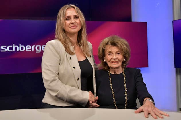 Jagoda Marinic and Charlotte Knobloch on the ARD talk show *maischberger* at the Berlin Adlershof studio, Berlin, September 30, 2026 Foto:xM.xBehrensx xFuturexImagex maischberger3009_6939