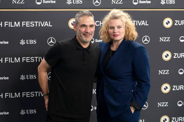 Fernando Eimbcke and Reta Guetg at the premiere of the feature film *Moscas* at the 22nd Zurich Film Festival at Kinokoni in Zurich, September 30, 2026 Foto:xA.xRaemyx xFuturexImagex moscas_6903