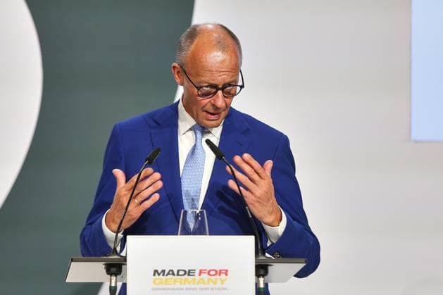 Berlin, Germany, September 30, 2026 Siemensstadt Annual Meeting of the Made for Germany Initiative Federal Chancellor Friedrich Merz, CDU Copyright: xdtsxNachrichtenagenturx dts_136978
