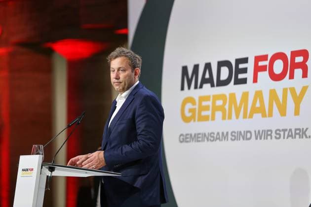 Berlin, Germany, September 30, 2026 Siemensstadt Annual Meeting of the Made for Germany Initiative Federal Minister of Finance Lars Klingbeil (SPD) Copyright: xdtsxNachrichtenagenturx dts_136954