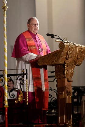 Georg Bätzing at the Boniface Vespers during the fall general assembly of the German Bishops’ Conference at Fulda Cathedral, Fulda, September 30, 2026 Foto:xP.xBackx xFuturexImagex bonifatiusvesper_6910