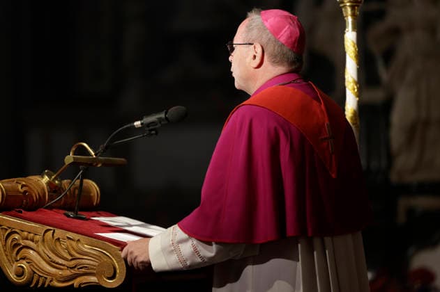 Georg Bätzing at the Boniface Vespers during the fall general assembly of the German Bishops’ Conference at Fulda Cathedral, Fulda, September 30, 2026 Foto:xP.xBackx xFuturexImagex bonifatiusvesper_6912