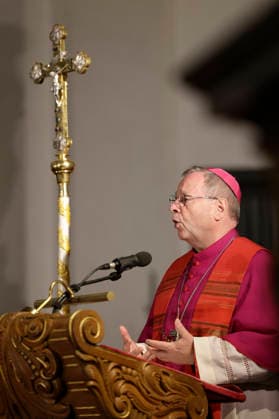 Georg Bätzing at the Boniface Vespers during the Fall General Assembly of the German Bishops Conference at Fulda Cathedral, Fulda, September 30, 2026 Foto:xP.xBackx xFuturexImagex bonifatiusvesper_6923