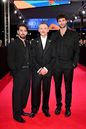 Charles Benoin, producer of the film *Only What We Carry*, Simon Pegg and Liam Hellmann Red carpet at the third night of the Cinéroman Festival at Pathé Gare du Sud in Nice on September 30, 2026 Bruno Bebert Dominique Jacovides Bestimage Red carpet at the third night of the Cinéroman Festival at Pathé Gare du Sud in Nice on September 30, 2026, Nice, France  Copyright: xDominiquexJacovidesx-xBrunoxBebertx xBestimagexDominiquexJacovidesx-xBrunoxBebertx xBestimagex