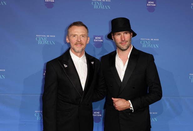 Simon Pegg and Marc Antoine Barrois Red carpet at the third night of the Cinéroman Festival at Pathé Gare du Sud in Nice on September 30, 2026 Bruno Bebert Dominique Jacovides Bestimage Red carpet at the third night of the Cinéroman Festival at Pathé Gare du Sud in Nice on September 30, 2026, Nice  Copyright: xDominiquexJacovidesx-xBrunoxBebertx xBestimagexDominiquexJacovidesx-xBrunoxBebertx xBestimagex