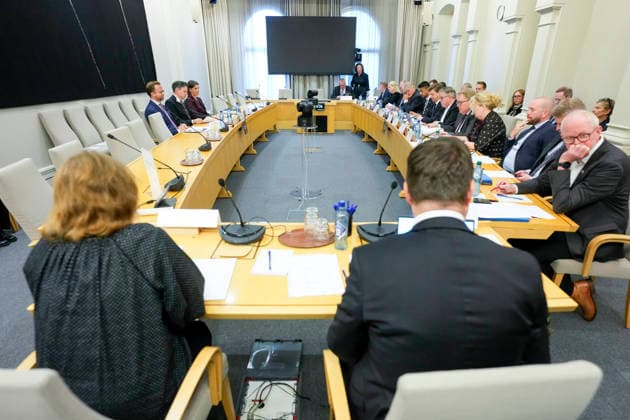 Another hearing on Jeffrey Epstein’s network in Norway Oslo, October 1, 2026 Nikolai Astrup and Dag Inge Ulstein during the Storting’s Control and Constitutional Committee’s public hearing on practices at the Ministry of Foreign Affairs and Jeffrey Epstein’s network in Norway Photo Cornelius Poppe NTB Oslo Norway A329xb0tWw0 EDITORIAL USE ONLY Ref BNC POLA329xb0tWw0 jpg  Copyright: xCorneliusxPoppex xNTBx