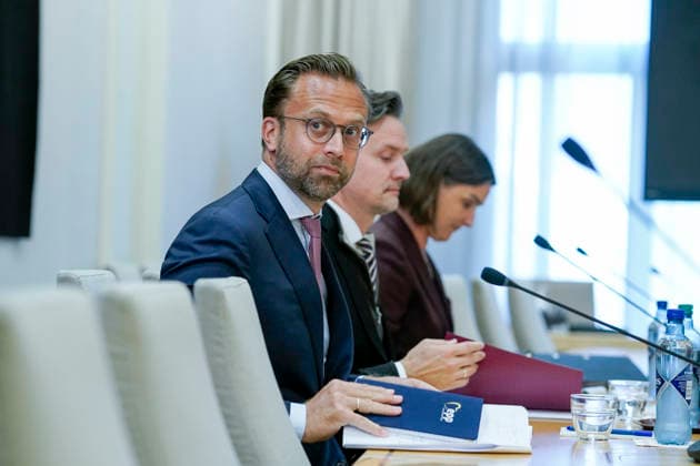 Another hearing on Jeffrey Epstein’s network in Norway Oslo, October 1, 2026 Nikolai Astrup and Dag Inge Ulstein during the Storting’s Control and Constitutional Committee’s public hearing on practices at the Ministry of Foreign Affairs and Jeffrey Epstein’s network in Norway Photo Cornelius Poppe NTB Oslo Norway CCGgWm7k9us EDITORIAL USE ONLY Ref BNC POLCCGgWm7k9us jpg  Copyright: xCorneliusxPoppex xNTBx