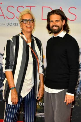 ABB FRAUWINKLER Doris Doerrie, director of *Josef Ellers*, on the red carpet at the NRW Kino film premiere of *Frau Winkler* as she leaves the Lichtburg cinema in Essen on September 30, 2026, in North Rhine-Westphalia, Germany