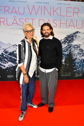 ABB FRAUWINKLER Doris Doerrie, director of *Josef Ellers*, on the red carpet at the NRW Kino film premiere of *Frau Winkler* as she leaves the Lichtburg cinema in Essen on September 30, 2026, in North Rhine-Westphalia, Germany