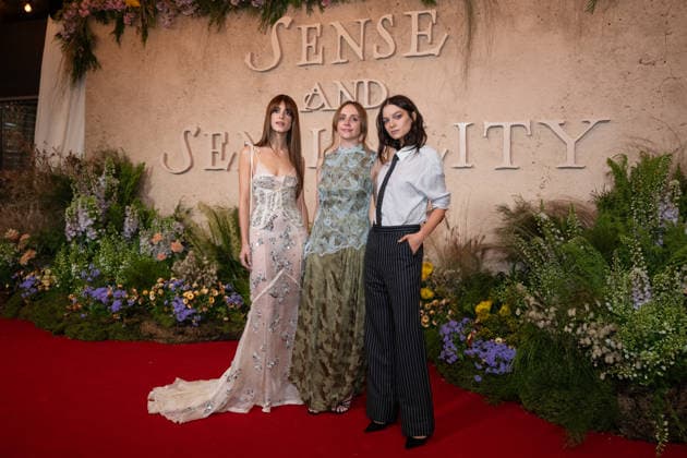 AUSTRALIAN PREMIERE SENSE AND SENSIBILITY, Daisy Edgar-Jones, Diana Reid and EsmÃ Creed-Miles during the Australian premiere of Sense and Sensibility, Sydney, Thursday, October 1, 2026. ( NO ARCHIVING  Copyright: xSarahxWilsonx 20261001121194928760