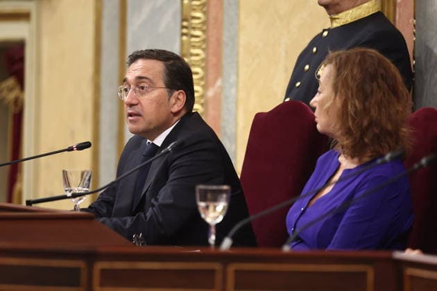Opening of the 12th Ibero-American Parliamentary Forum at the Congress The Minister of Foreign Affairs, the European Union, and Cooperation, José Manuel Albares, and the President of Congress, Francina Armengol, during the 12th Ibero-American Parliamentary Forum at the Congress of Deputies on October 1, 2026, in Madrid, Spain. The meeting brings together Ibero-American parliamentarians to address the challenges of AI, democracy, gender equality, and parliamentary diplomacy. OCTOBER 1, 2026 Madrid, Spain Copyright: xEduardoxParrax 7811864