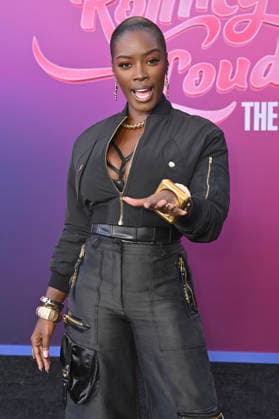 Bella Blaq at the world premiere of the movie *Rolling Loud: The Movie* at the United Artists Theater in Los Angeles, September 30, 2026 Foto:xD.xStarbuckx xFuturexImagex loud_6891