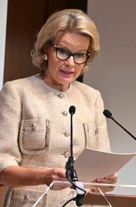 Symposium Of Her Majesty The Queen BRUSSELS, BELGIUM - OCTOBER 1 : Queen Mathilde opens the third Symposium of Her Majesty the Queen at the Palace of the Academies in Brussels. This edition will focus on the impact of artificial intelligence (AI) on healthcare professions. During the symposium, the Queen will speak with patients who have received AI-assisted treatment. As a protective honorary member of the Royal Academies of Medicine of Belgium, the Queen will also deliver the opening address at the symposium..on October 01, 2026 in Brussels, Belgium, 01 10 2026 Brussels Belgium  Copyright: xBertxVanxDenxBrouckex