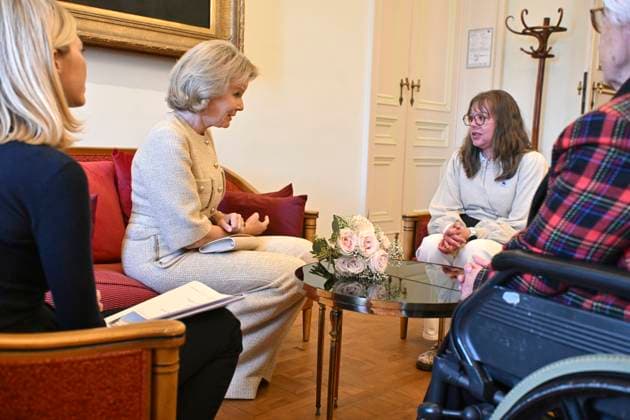 Symposium Of Her Majesty The Queen BRUSSELS, BELGIUM - OCTOBER 1 : Queen Mathilde opens the third Symposium of Her Majesty the Queen at the Palace of the Academies in Brussels. This edition will focus on the impact of artificial intelligence (AI) on healthcare professions. During the symposium, the Queen will speak with patients who have received AI-assisted treatment. As a protective honorary member of the Royal Academies of Medicine of Belgium, the Queen will also deliver the opening address at the symposium..on October 01, 2026 in Brussels, Belgium, 01 10 2026 Brussels Belgium  Copyright: xBertxVanxDenxBrouckex