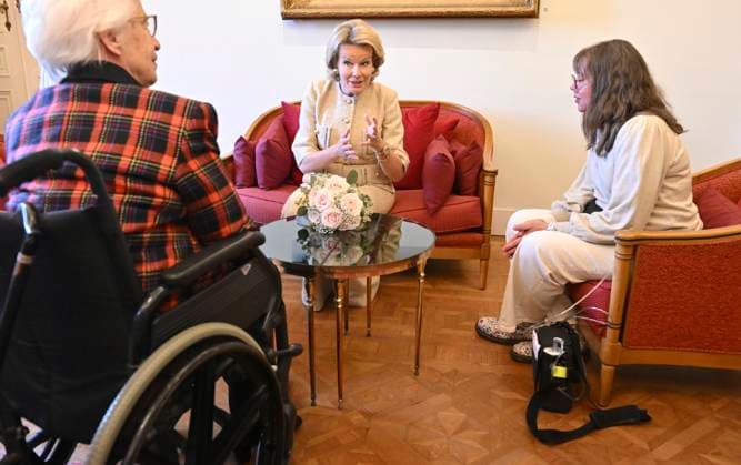 Symposium Of Her Majesty The Queen BRUSSELS, BELGIUM - OCTOBER 1 : Queen Mathilde opens the third Symposium of Her Majesty the Queen at the Palace of the Academies in Brussels. This edition will focus on the impact of artificial intelligence (AI) on healthcare professions. During the symposium, the Queen will speak with patients who have received AI-assisted treatment. As a protective honorary member of the Royal Academies of Medicine of Belgium, the Queen will also deliver the opening address at the symposium..on October 01, 2026 in Brussels, Belgium, 01 10 2026 Brussels Belgium  Copyright: xBertxVanxDenxBrouckex