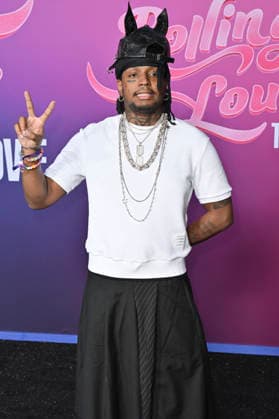 Ski Mask The Slump God at the world premiere of the movie *Rolling Loud The Movie* at the United Artists Theatre in Los Angeles, September 30, 2026 Foto:xD.xStarbuckx xFuturexImagex loud_6974