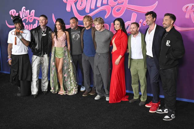 Ski Mask the Slump God, Matt Zingler, Dani Oliveros, Jeremy Garelick, Owen Wilson, Christian Convery, Christine Ko, Ryan Kroft, Will Phelps, and Tariq Cherif at the world premiere of the movie *Rolling Loud The Movie* at the United Artists Theater in Los Angeles, September 30, 2026 Foto:xD.xStarbuckx xFuturexImagex loud_6994