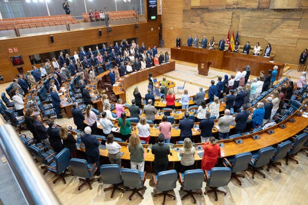 Housing Takes Center Stage at This Thursday’s Plenary Session of the Assembly, Marked by Maricarmen, the Protest Camp, and the Royal Decrees Plenary Session of the Madrid Assembly, October 1, 2026, in Madrid, Spain Housing takes center stage at this Thursday’s plenary session, October 1, in the Madrid Assembly, marked by the eviction of 87-year-old Maricarmen last week, which has led to social unrest, including a protest camp at Puerta del Sol that has caused a new clash between the Government Delegation, City Hall, and the Regional Government, in addition to the push for two royal decrees, the ratification of which Congress will vote on Friday, October 1, 2026. Jesús Hellí, Madrid, Madrid, Spain  Copyright: xJesusxHellinx 7812169