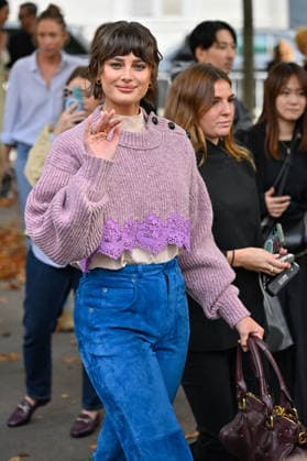 PFW Chloe Outside Arrivals JR Taylor Hill arriving at the Chloe show during Paris Fashion Week, in Paris, France on 1 October 2026. Photo by Julien Reynaud APS-Medias ABACAPRESS.COM Paris France  Copyright: xReynaudxJulien APS-Medias ABACAx