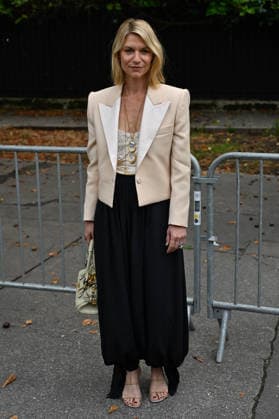 PFW Chloe Outside Arrivals JR Claire Danes arriving at the Chloe show during Paris Fashion Week, in Paris, France on 1 October 2026. Photo by Julien Reynaud APS-Medias ABACAPRESS.COM Paris France  Copyright: xReynaudxJulien APS-Medias ABACAx